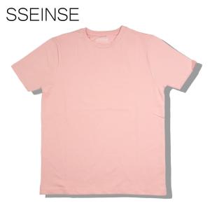 SSEINSE センス クルーネック Tシャツ  メンズ TE1780SS ピンク ショートスリーブ 無地 Tシャツ