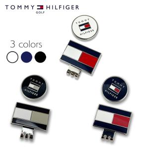 TOMMY HILFIGER GOLF マーカー シングル ユニセックス THMG2SM1 SLV NLK NVY F メタル マグネット 台座付き 吉田優利 プレゼント ギフト メール便対応｜jamcollection