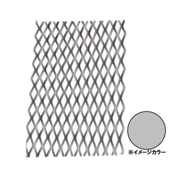 アルインコ 板材 建材用アルミエキスパンド 寸法：目・大450×600mm×1.2t 生地 1枚 品...