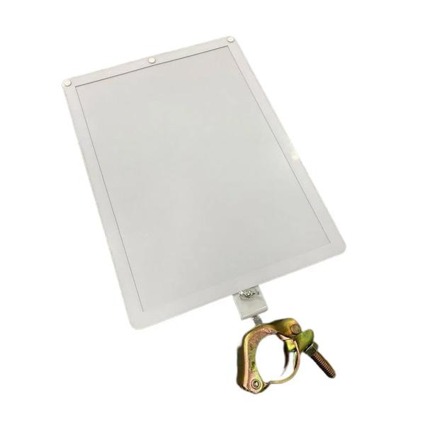 単管サインボード Φ48.6パイプに取り付けるA4看板 aro 単管バリケードなどに設置可能 盤面3...