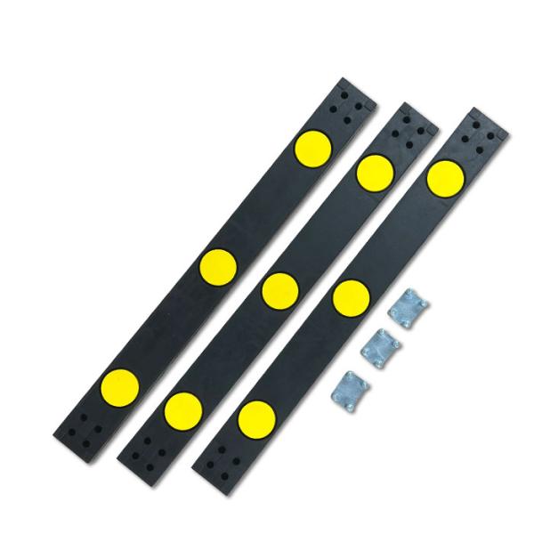 カートブロック 3本入りセット AR-1532 ラバーストッパー 車輪止め キャスター ストッパー ...