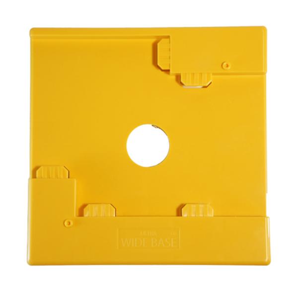 ウルトラワイドベース140角用 黄色 樹脂製 40枚セット AR-2247  足場ジャッキ用プラスチ...