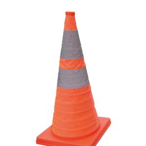 パックコーン H700 1本 高さ700mm（視線誘導標）PC700 コーン,レボコーン,ソフトコーン,レッド,赤（保安道路企画）