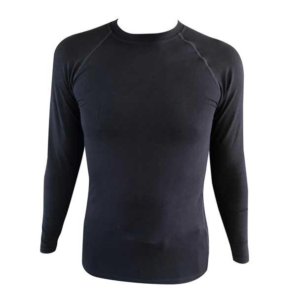 長袖インナー 冷感 涼感 Coolisp 竹糸くん １枚 ブラック 選べる３サイズ Ｍ Ｌ ＬＬ m...