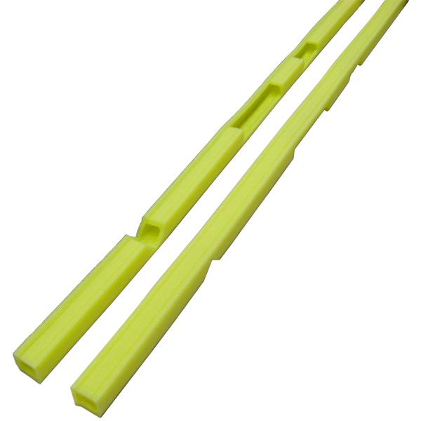 看板枠保護カバー 美人看 イエロー 押さえクリップ付 長さ１７００mm 有効巾１０×４０mm  ８０...