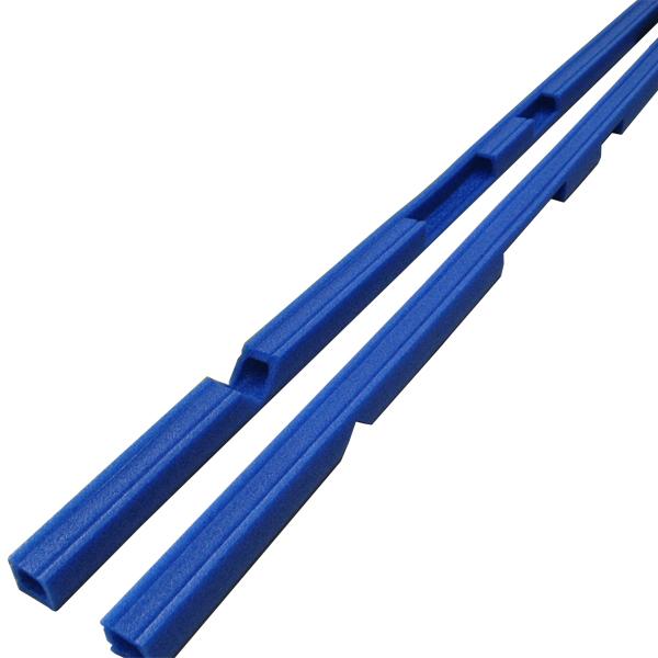 看板枠保護カバー 美人看 ブルー 押さえクリップ付 長さ１７００mm 有効巾１０×４０mm  ８０本...