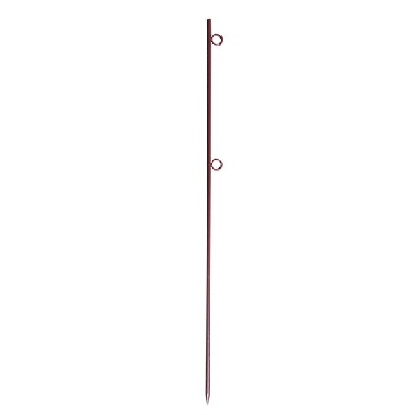 ロープスティック 茶色 Φ14×1500を5本セット（個人宅配送不可）二段掛け可 ダブル ロープピン...