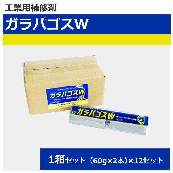工業用補修剤 ガラパゴスW 1箱  (60g×2本)×12セット smd 関西パテ化工