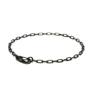 JAM HOME MADE ジャムホームメイド マガダマ チェーン ブレスレット - ブラック メンズ レディース ペア シルバー 925 チェーン