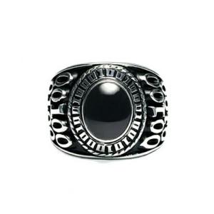 JAM HOME MADE ジャムホームメイド ONYX 0010 ハイブリッドカレッジリング M メンズ シルバー ブラック スクールリング