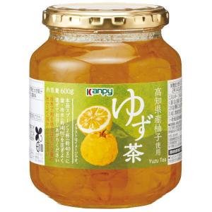 ケース販売　送料無料　高知県産ゆず　国内生産　　工場直送　カンピー　ゆず茶　600ｇ×12個　北海道・沖縄・離島へは送料が発生いたします。