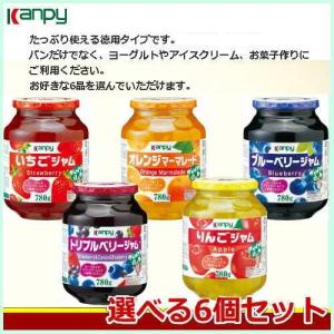 ジャム　大容量　カンピー780ｇサイズ　選べる6個セット※（北海道・沖縄は別途追加送料が発生します。）