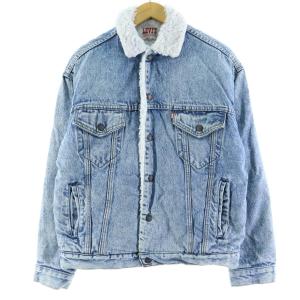 80年代 リーバイス Levi's 70609-0219 デニムボアジャケット USA製 メンズS ヴィンテージ /eaa093362｜jamtrading1