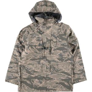 希少サイズ 08年納品 米軍実品 U.S.AIR FORCE APECS ABU デジタルタイガーカモ フード収納型 ゴアテックスパーカー USA製 M /eaa120492