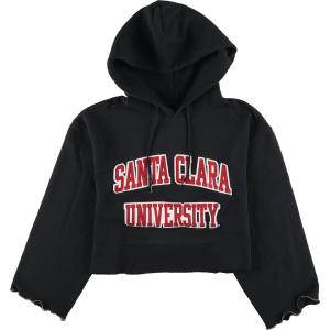 メロウ加工 チャンピオン Champion SANTA CLARA UNIVERSITY サンタクララ大学 スウェットプルオーバーパーカー レディースM /eaa196101｜jamtrading1