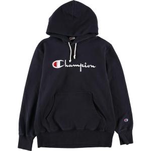 古着 チャンピオン Champion リバースウィーブ 復刻 単色タグ スウェットプルオーバーパーカー メンズS レディースL /eaa219571 【LP2311】｜jamtrading1