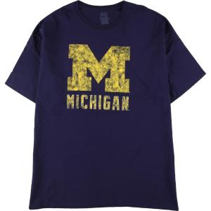 古着 PROEDGE MICHIGAN ミシガン大学 カレッジTシャツ メンズXXL /eaa272041