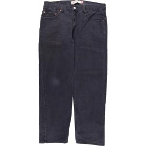 古着 リーバイス Levi's 505 REGULAR FIT ブラックジーンズ テーパードデニムパンツ メンズw34 /eaa280648｜jamtrading1