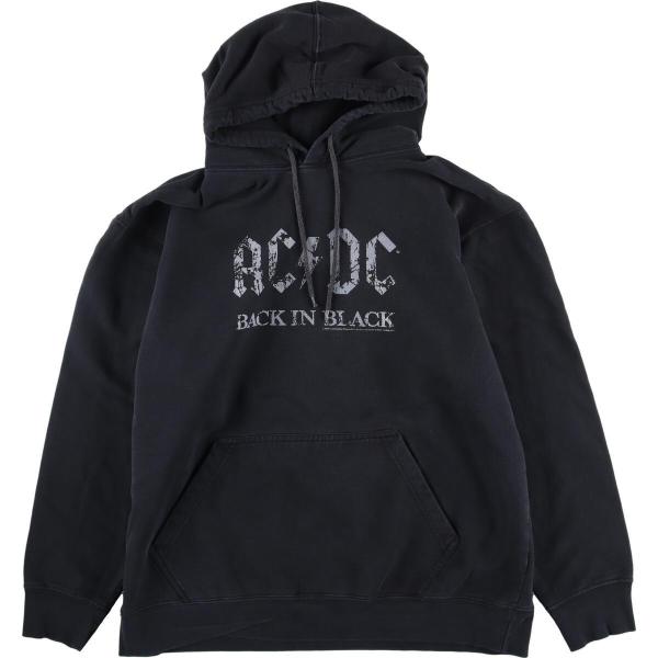 古着 ACDC ROCKWARE AC/DC エーシーディーシー BACK IN BLACK スウェ...