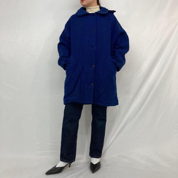 古着 ウールリッチ WOOLRICH THE WOMAN ウールハーフコート USA製 レディースL...