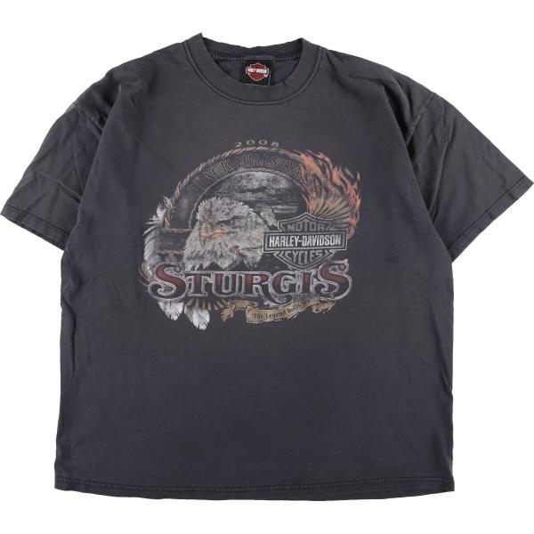 古着 ハーレーダビッドソン Harley-Davidson モーターサイクル バイクTシャツ メンズ...