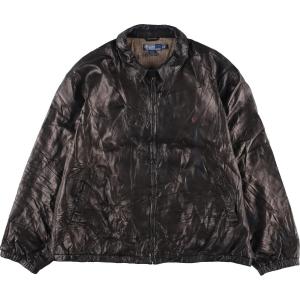 ラルフローレン 本革製 レザージャケット 黒 ブラック メンズ Polo