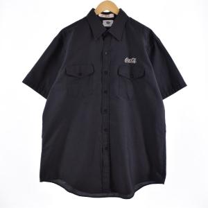 古着 70~80年代 RIVERSIDE WORK WEAR 半袖 ワークシャツ USA製 メンズX...