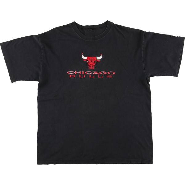 古着 90年代 NBA CHICAGO BULLS シカゴブルズ スポーツTシャツ メンズXL ヴィ...