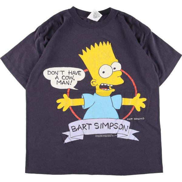 古着 90年代 SSI BartSimpson バートシンプソンズ キャラクタープリントTシャツ U...