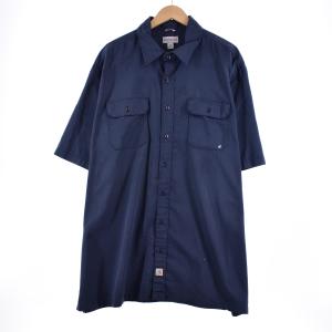 古着 カーハート Carhartt RELAXED FIT 半袖 ワークシャツ メンズXXXL /eaa332292 【LP2311】