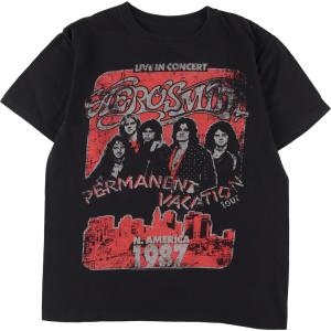 古着 UNKNOWN AEROSMITH エアロスミス PERMANENT VACATION TOU...