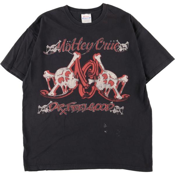 古着 00年代 ヘインズ Hanes MOTLEY CRUE モトリークルー バンドTシャツ バンT...