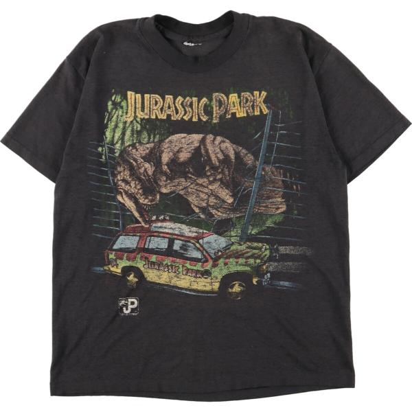 古着 90年代 JURASSIC PARK ジュラシックパーク 映画 ムービーTシャツ メンズS ヴ...