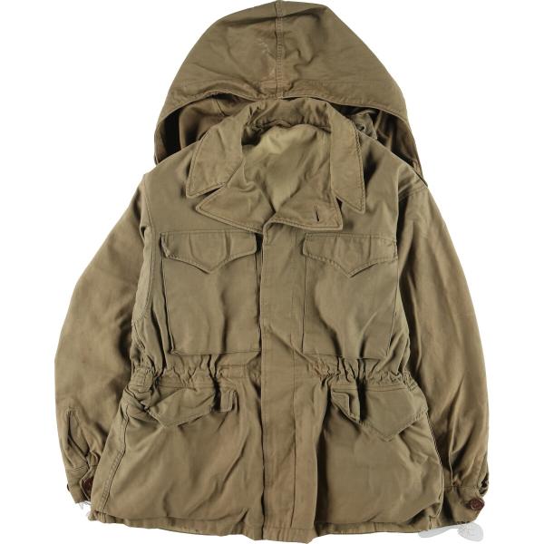 古着 40年代 米軍実品 U.S.ARMY JACKET FIELD M-1943 フード付き ミリ...