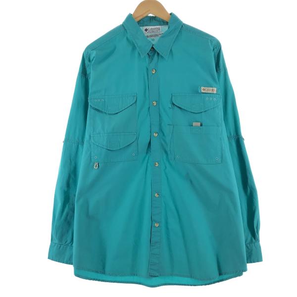 古着 コロンビア Columbia PFG 長袖 フィッシングシャツ メンズXXL /eaa3714...