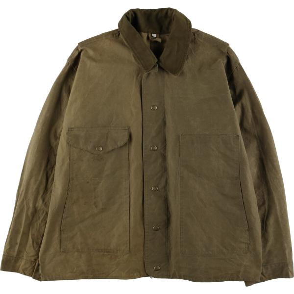 古着 70年代 フィルソン FILSON ワックスコットン オイルドジャケット USA製 メンズXL...