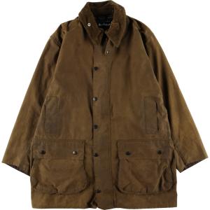 古着 バブアー Barbour CLASSIC NORTHUMBRIA クラシックノーザンブリア ワックスコットン オイルドジャケット 英国製 C42 /eaa372664｜jamtrading1