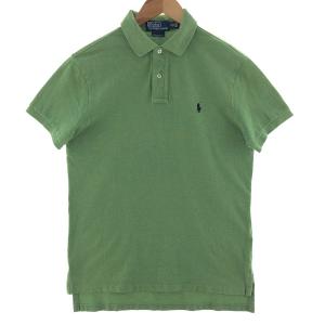 古着 ラルフローレン Ralph Lauren POLO by Ralph Lauren CUSTOM FIT 半袖 ポロシャツ メンズM /eaa381295｜jamtrading1