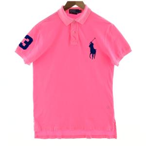 古着 ラルフローレン Ralph Lauren POLO by Ralph Lauren CUSTOM FIT 半袖  ビッグポニー ポロシャツ メンズM /eaa381386｜jamtrading1