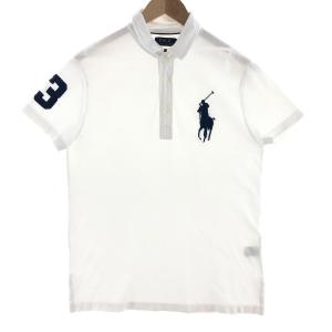 古着 ラルフローレン Ralph Lauren POLO RALPH LAUREN CUSTOM FIT ビッグポニー 半袖 ポロシャツ メンズS /eaa381505｜jamtrading1