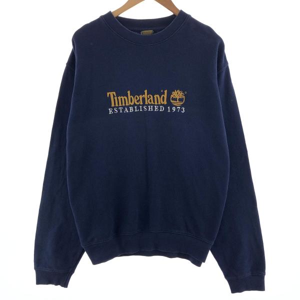 古着 90年代 ティンバーランド Timberland ロゴスウェットシャツ トレーナー メンズL ...