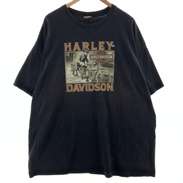 古着 ビッグサイズ ハーレーダビッドソン Harley-Davidson HANES ヘインズ 両面...