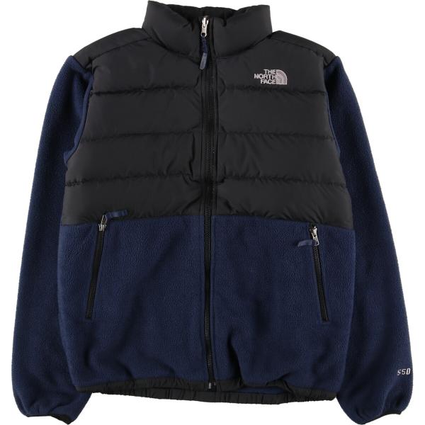 古着 ザノースフェイス THE NORTH FACE 550フィルパワー グースダウン×フリースジャ...