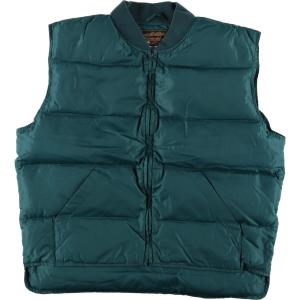 【希少　大人気ヴィンテージ】80s エディーバウアー　グースダウンベスト　黒タグ Eddie Bauer 古着 訳あり特価 80年代 エディーバウアー 黒タグ