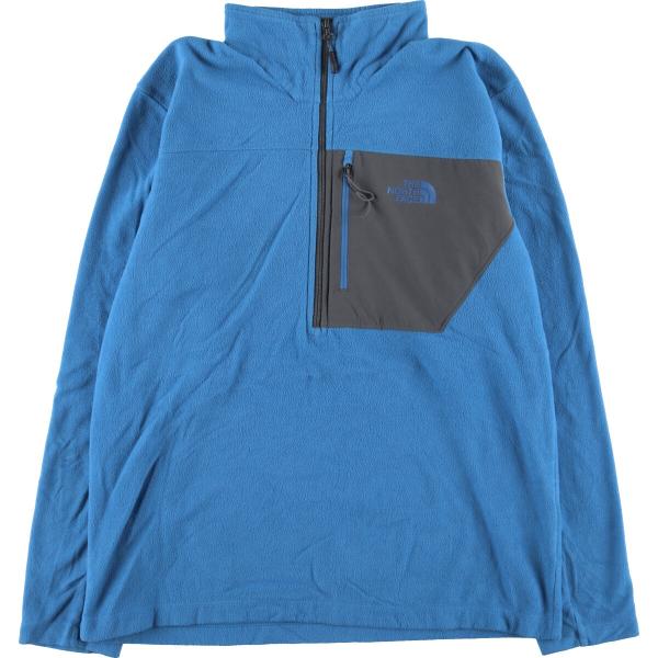 古着 ザノースフェイス THE NORTH FACE ハーフジップ フリースプルオーバー メンズL ...