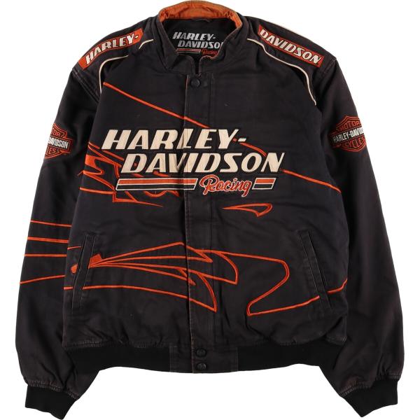 古着 ハーレーダビッドソン Harley-Davidson レーシングジャケット メンズXL /ea...