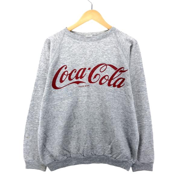 古着 COCA-COLA プリントスウェットシャツ トレーナー メンズXL /eaa387657 コ...