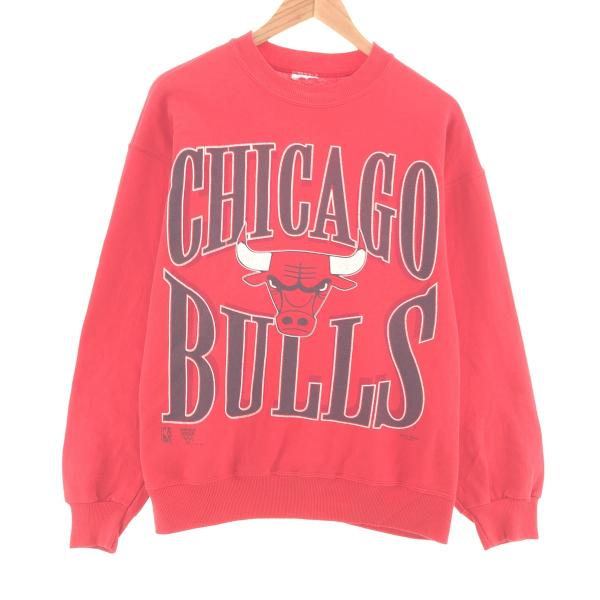古着 90年代 NBA CHICAGOBULLS シカゴブルズ プリントスウェットシャツ トレーナー...