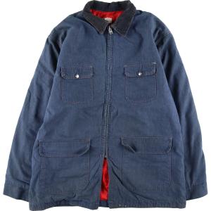 古着 60年代 シアーズ Sears WORK WEAR フルジップ デニムカバーオール メンズXL ヴィンテージ /eaa396024 【SS2403】｜jamtrading1