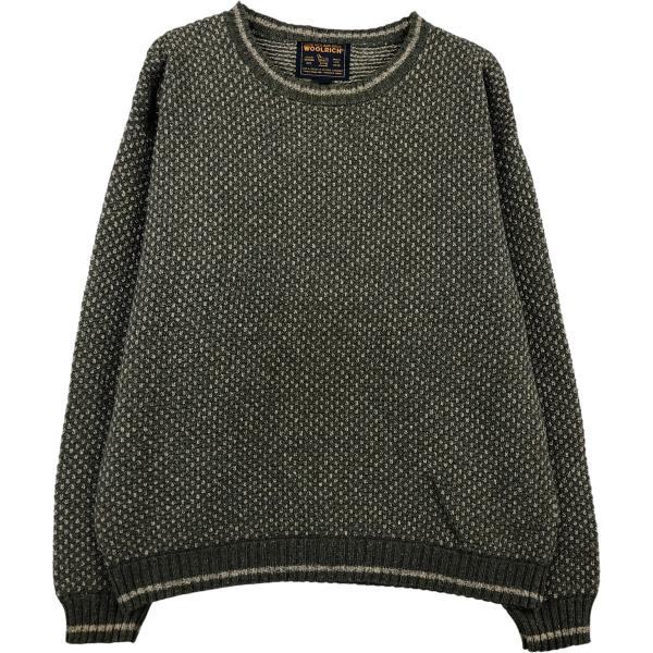 古着 00年代~ ウールリッチ WOOLRICH 総柄 コットンニットセーター メンズL相当 /ea...